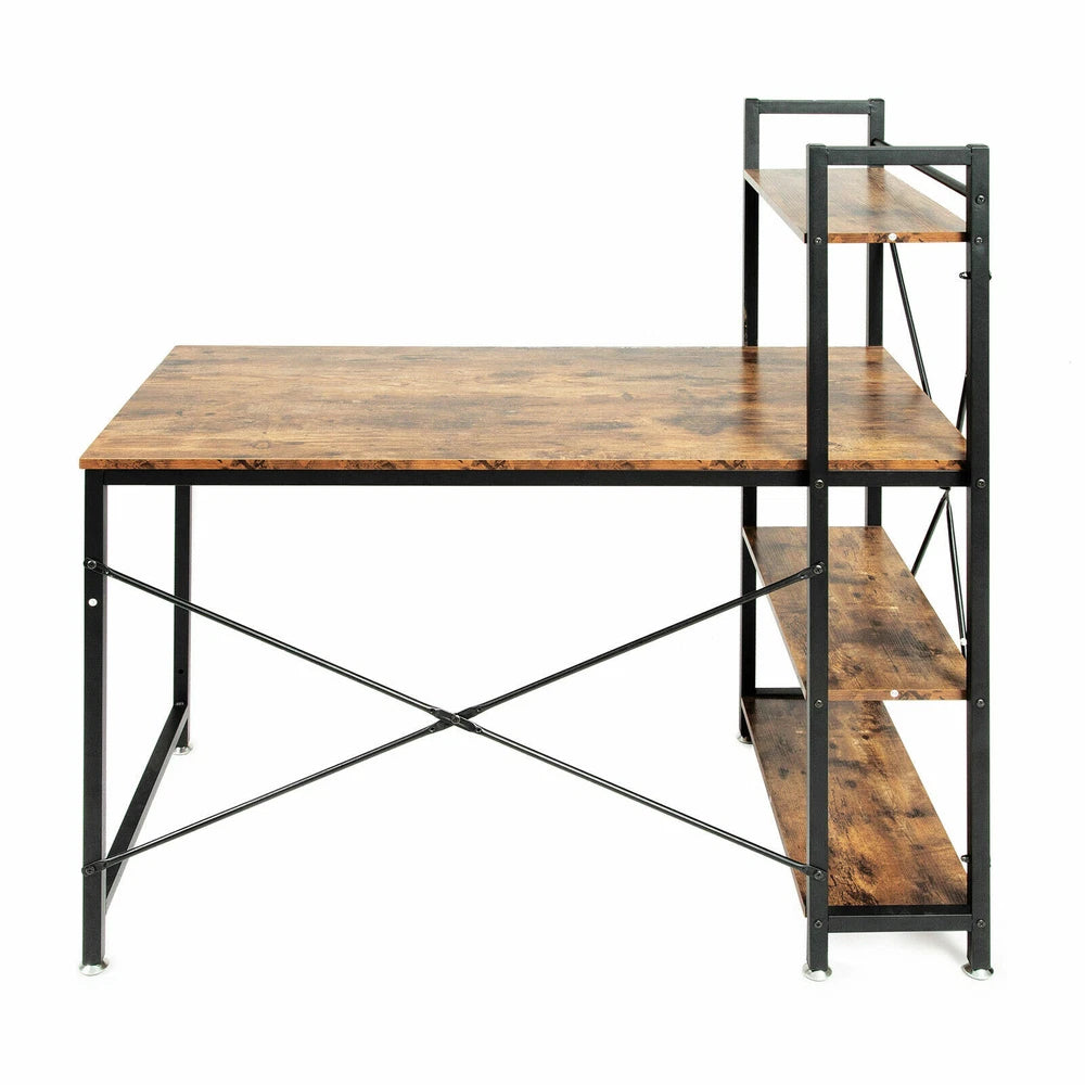 Home Office Computer Writing Desk Pc Laptop Workstation Table with Foldable Legs