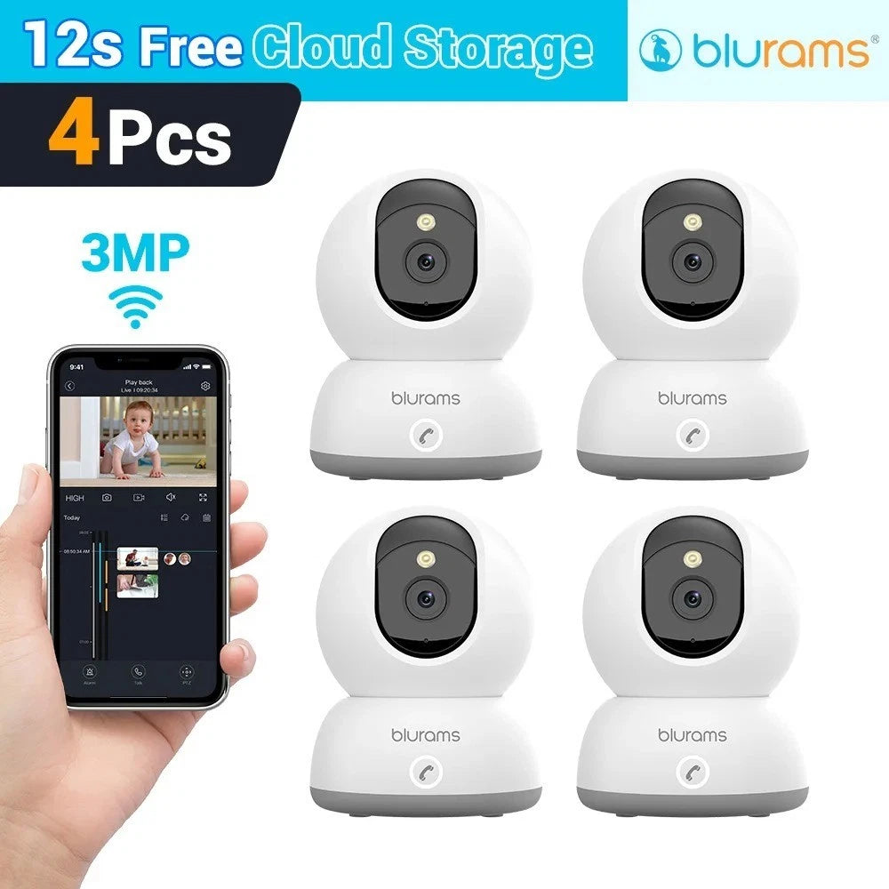 blurams Wifi Security Camera Smart Indoor Pet Dog Cat Cam 1080P Night Vision
