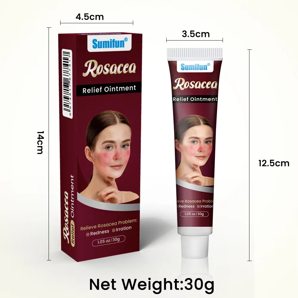 New 30g Natural Herbal Red Face Skin Care Rosacca Cream Red Skin Relief Ointment