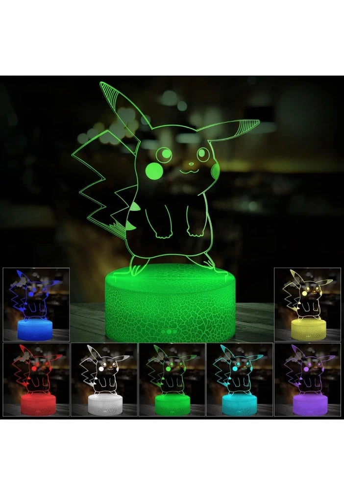 3D Illusion LED Night Light,7 Colors Gradual Changing Touch Switc ONAF