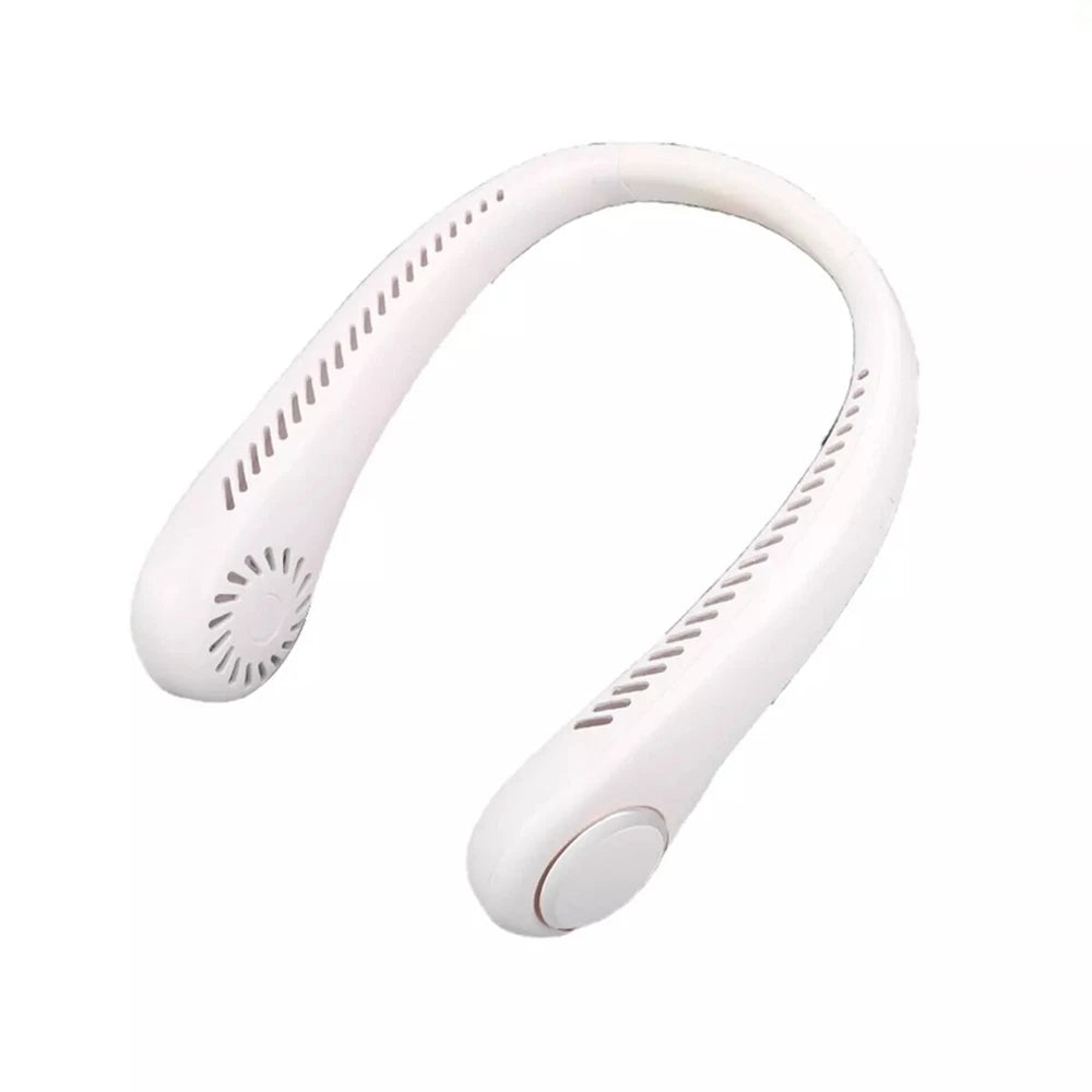 Portable Neck Mini Fan Lazy Neck Hanging USB Rechargeable Air Cooler Fan UK