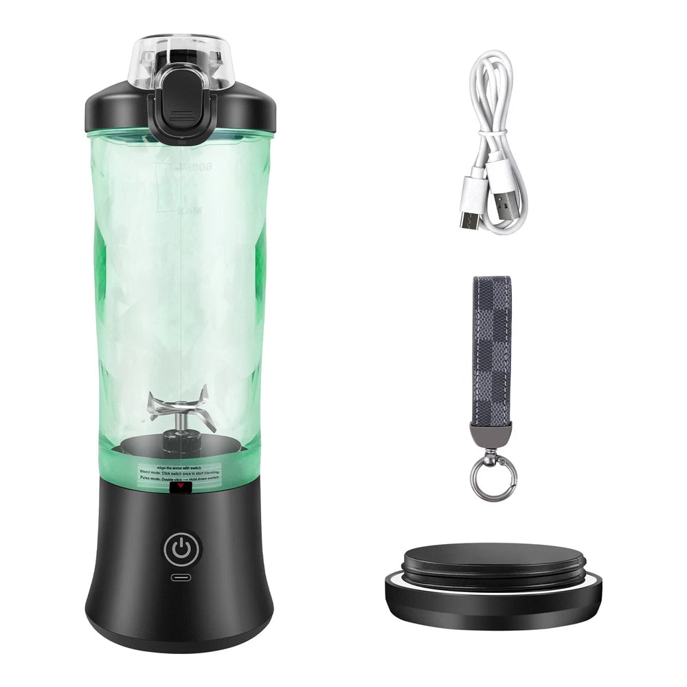 3800W Portable Blender for Shakes and Smoothies, 4000mAh Rechargeable 6 Blades