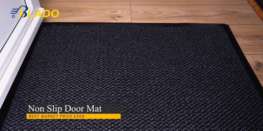 Barrier Mat Entrance Door Mat Heavy Duty Non Slip Dirt Trapper Rubber Back Rugs