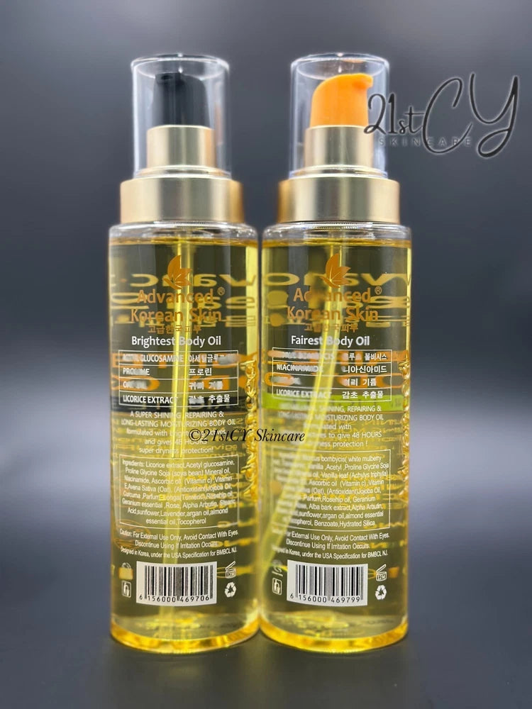 Advanced Korean Body Oil 280ml For Skin Brightening | Uk Seller