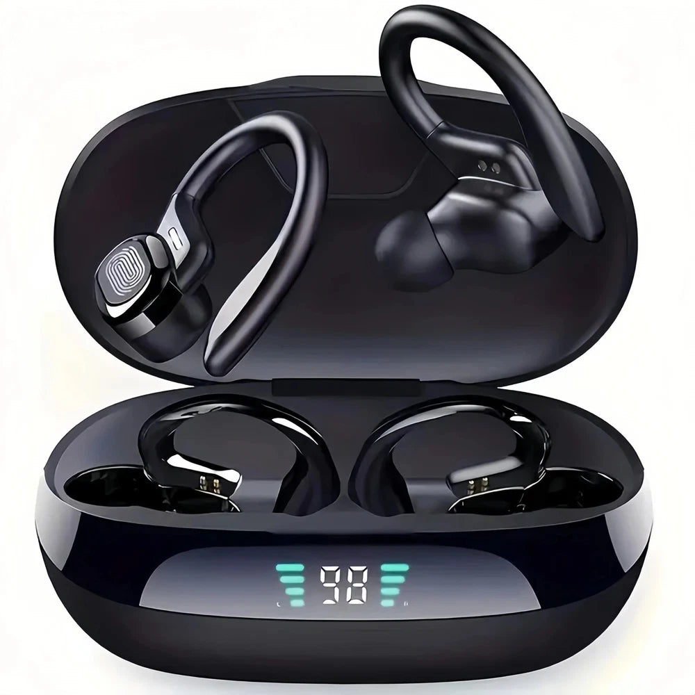 TWS Sports Wireless Bluetooth Earphones Headphones Ear Hook Running Bass Earbuds