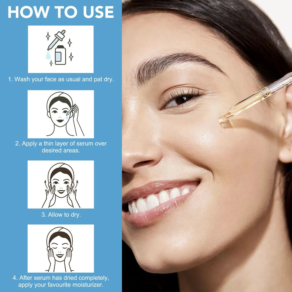 Pure Hyaluronic Acid Serum , Vitamin C Face Serum Strong Anti Wrinkle Anti Aging