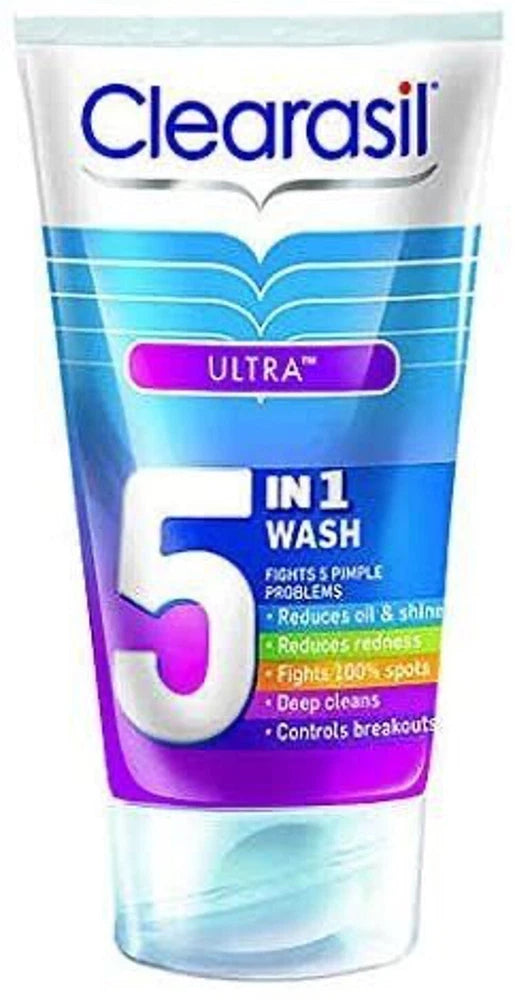 CLEARASIL - Gentle Gel Wash, Cleansing Wash,  Exfoliating Scrub + Cleansing Pads