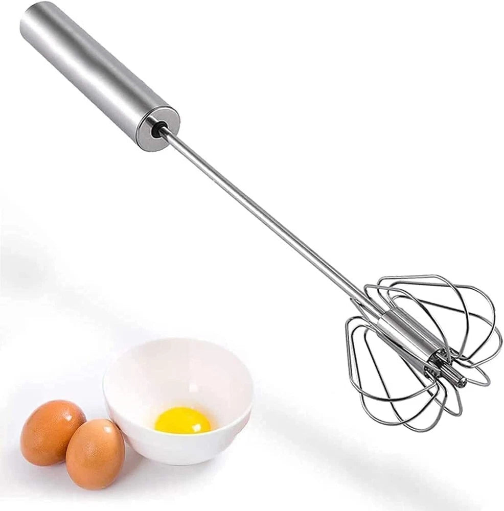 AEX Egg whisk Beater shaker Mini Hand Push Beater Milk Drink Mixer Kitchen Tool
