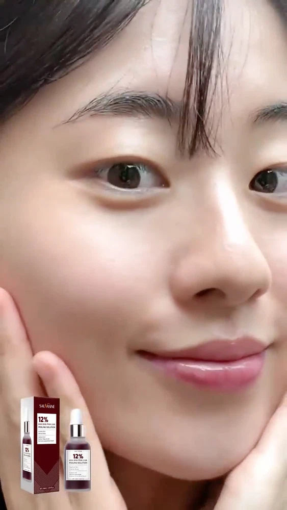 12% AHA BHA PHA LHA Peeling Solution Serum Brighen skin tone & Moisturise 30ml