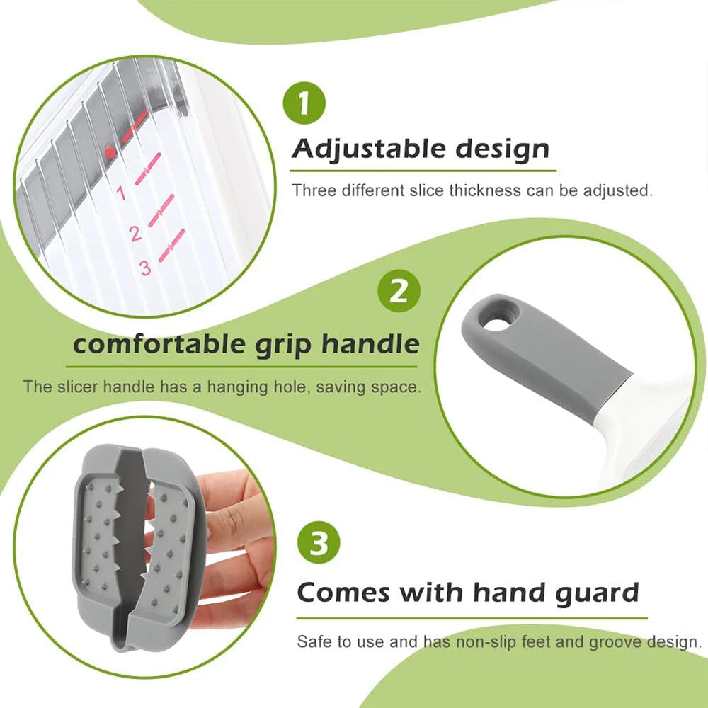 Vegetable Cutter Professional Mandolin Slicer Food Fruit Chopper Tool Adjustable