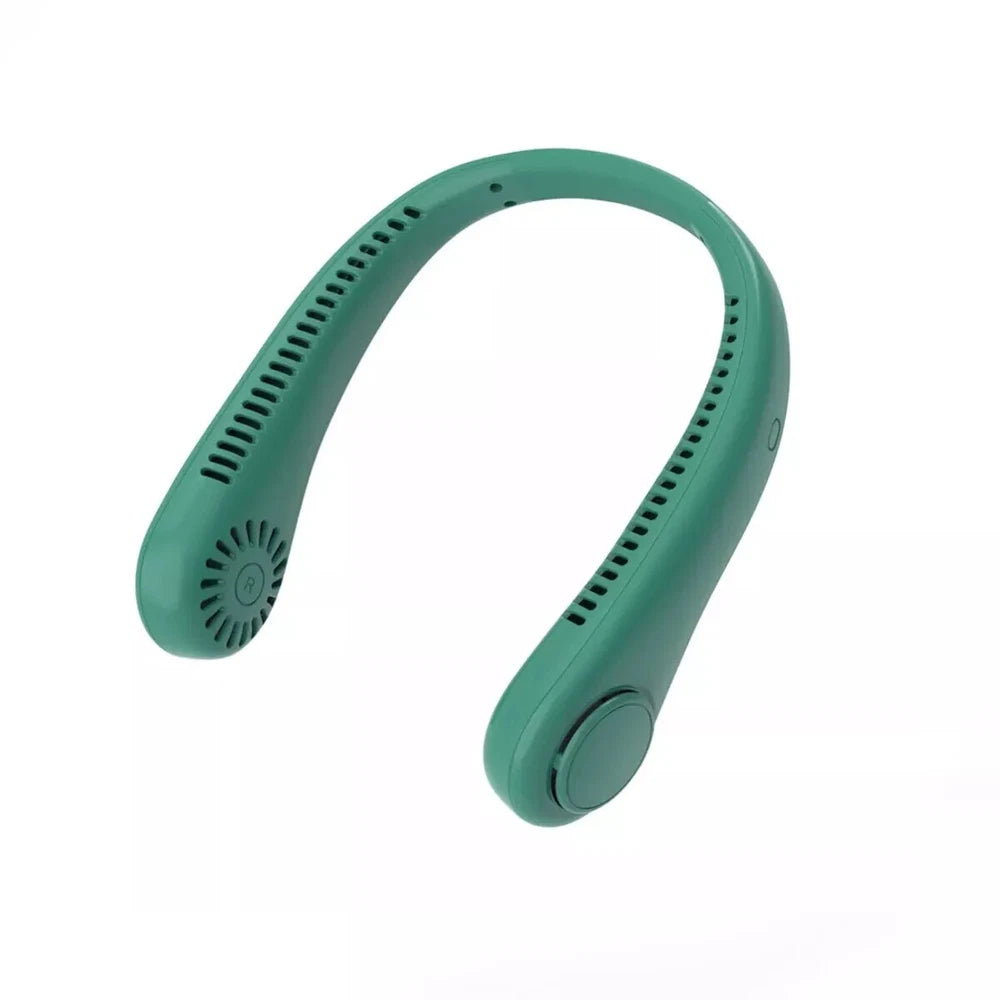 Portable Neck Mini Fan Lazy Neck Hanging USB Rechargeable Air Cooler Fan UK