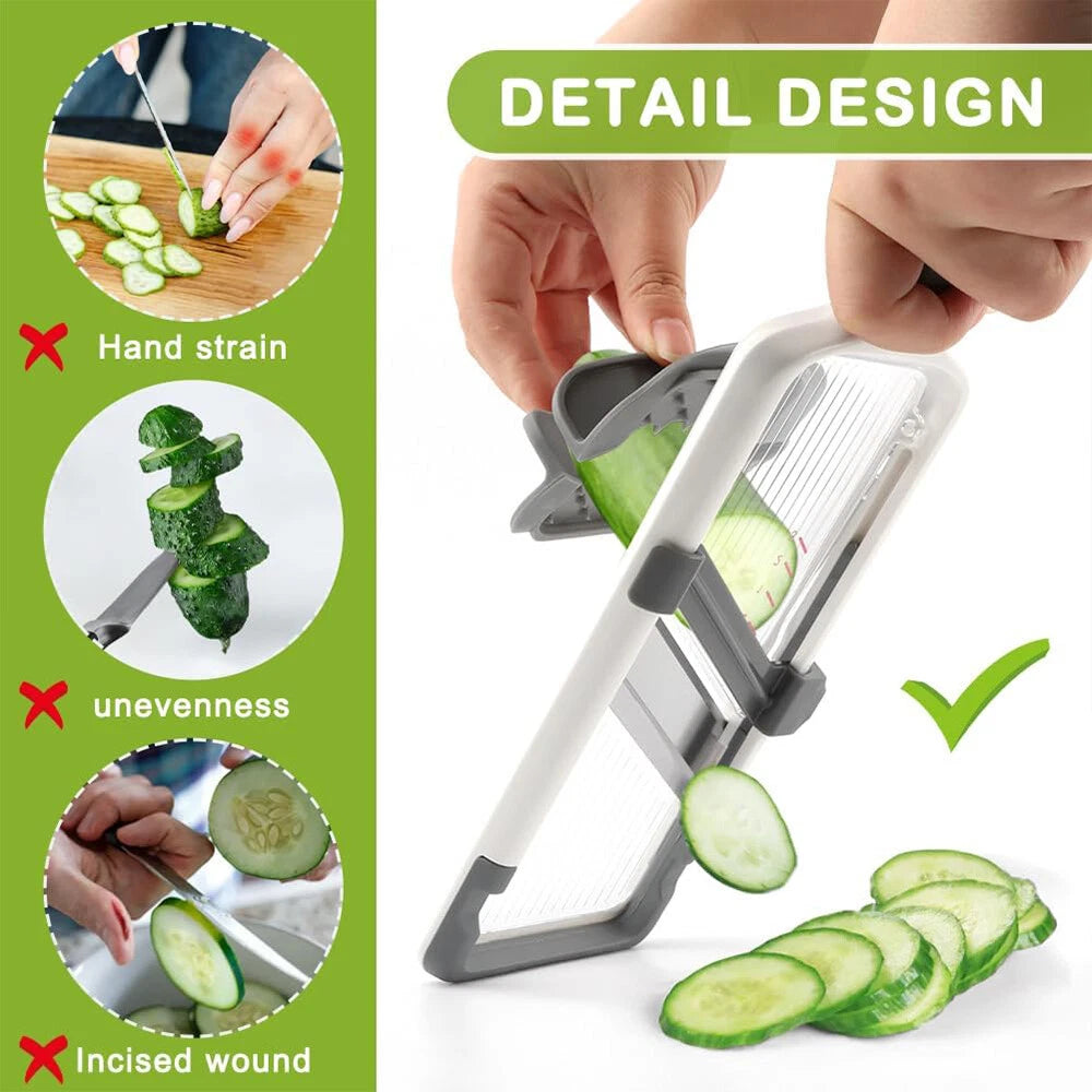 Vegetable Cutter Professional Mandolin Slicer Food Fruit Chopper Tool Adjustable