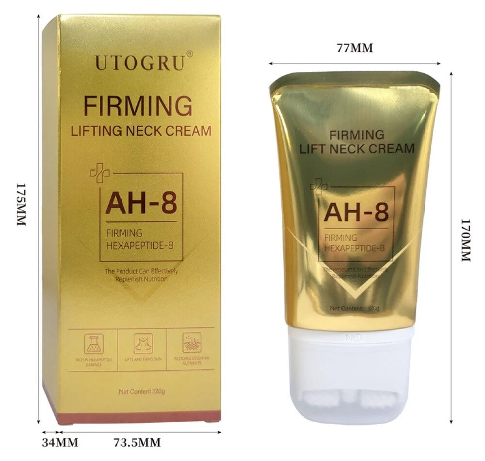 1/2X Firming Neck Cream for Crepey Skin Body Moisturize Roller Massage Neck Care