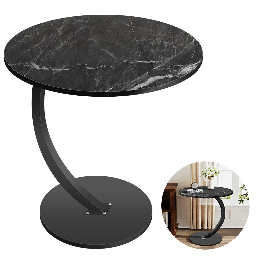 Side Table C Shaped Sofa Small End Table Table Coffee Laptop Living Room Bedroom