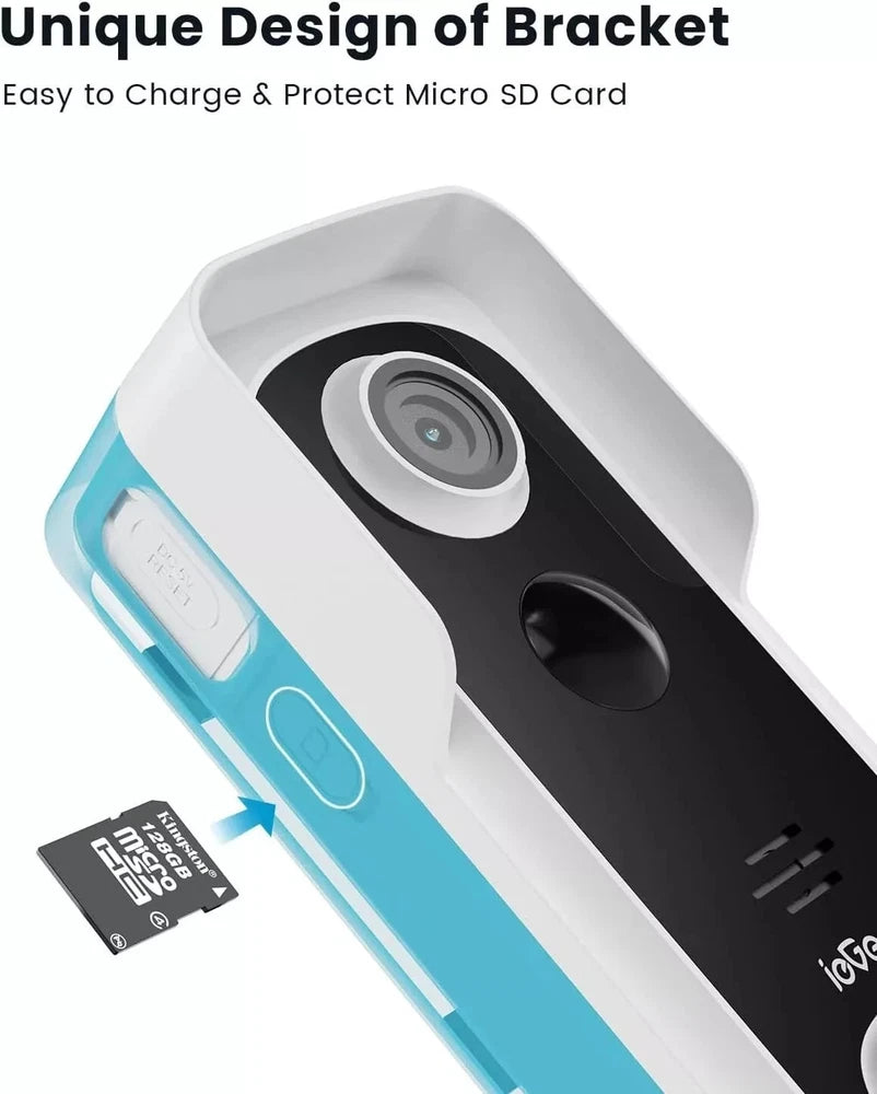 Wireless Smart Home Video Doorbell Camera, Indoor Chime WiFi Doorbell 2way Audio