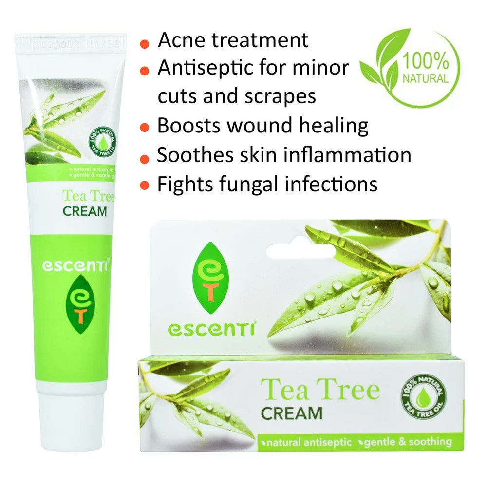 TEA TREE Skin Acne Natural Cleansing Antiseptic Essential Oil/Cream/Face Wipes