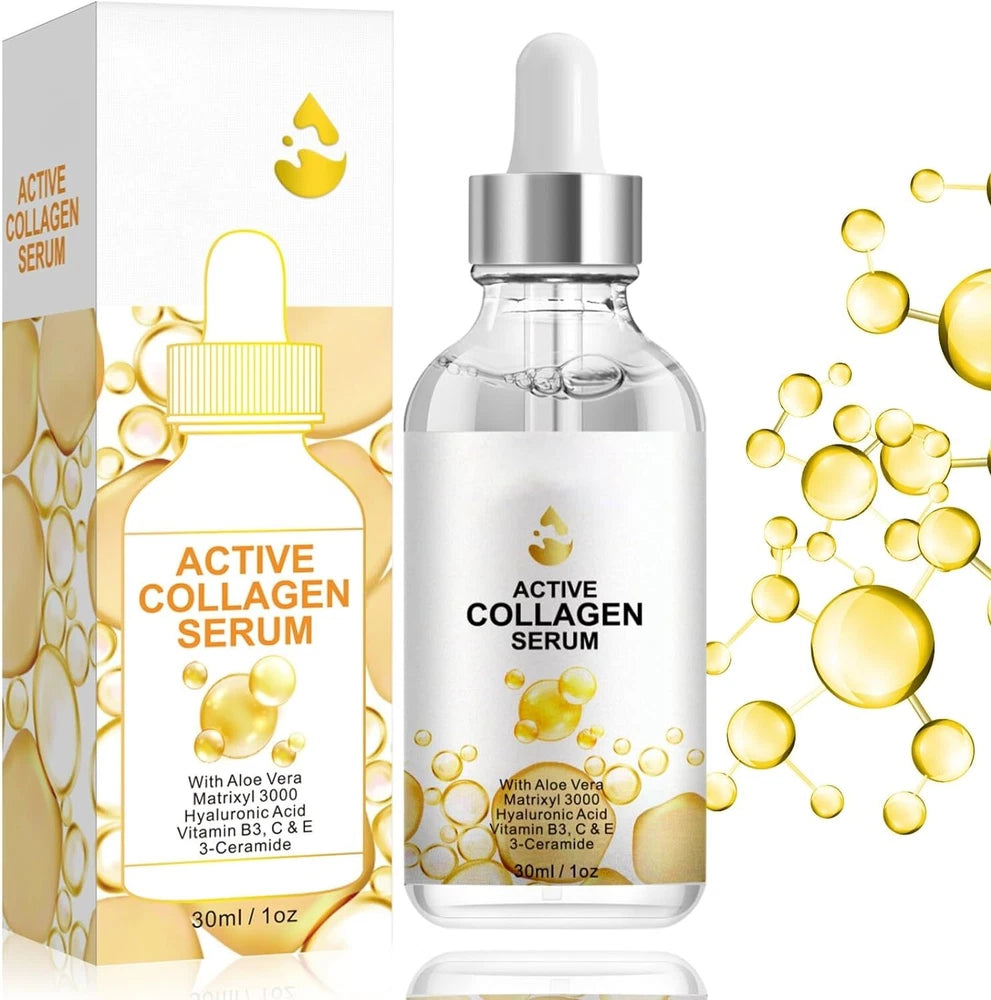 Anti Ageing Serum Wrinkles Skin Plumping Rejuvenating Collagen - Hyaluronic Acid