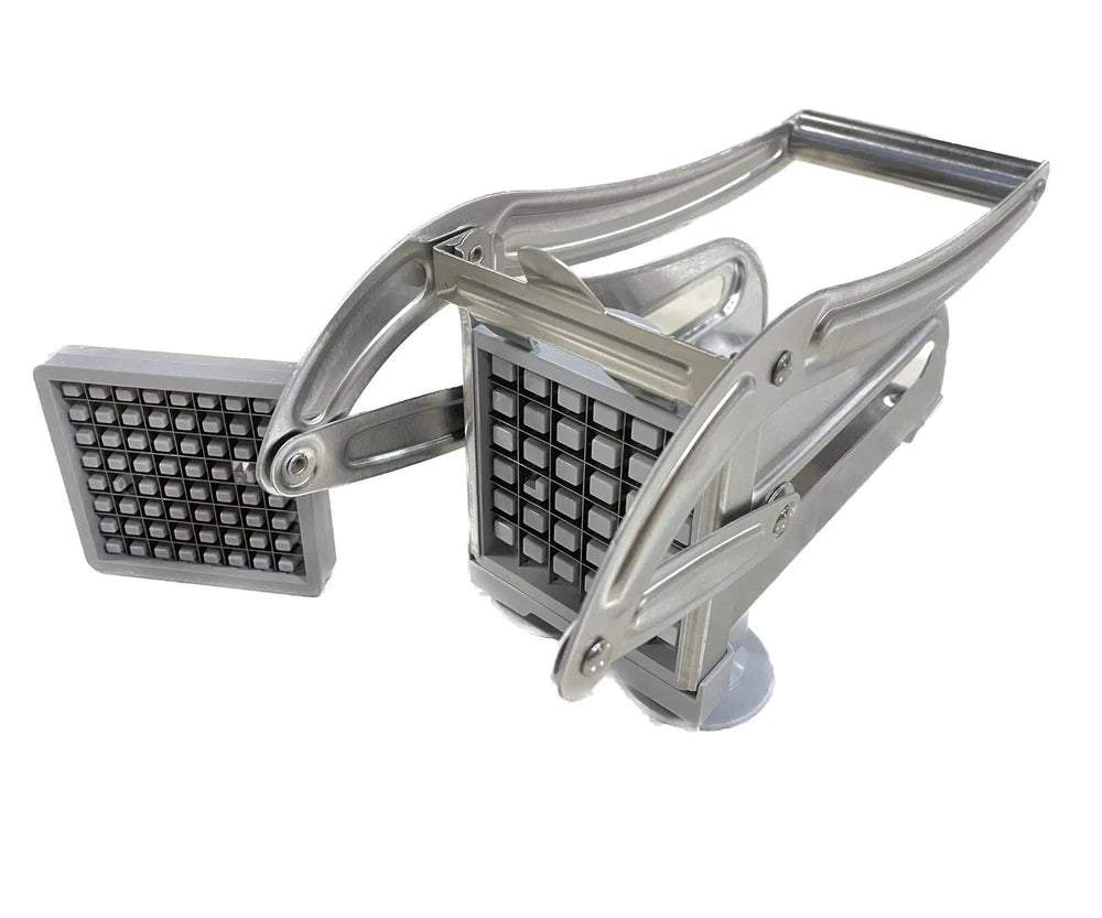 Potato Chipper Chip Chopper Cutter Slicer Maker & 2 Steel Edges 🍟 French Fries