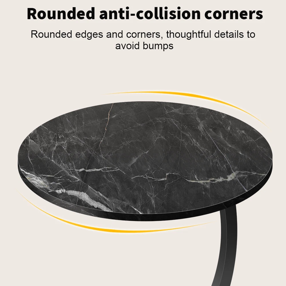 Side Table C Shaped Sofa Small End Table Table Coffee Laptop Living Room Bedroom