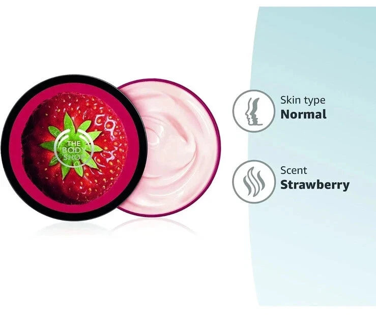 3x The Body Shop Body Butter 50ml Strawberry