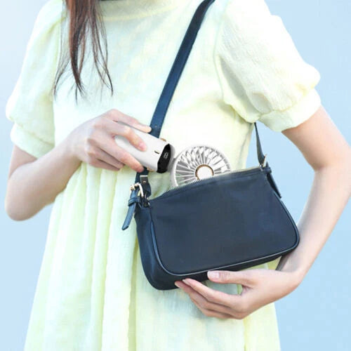 USB Rechargeable Mini Hand-held Fan Portable Folding Desk Fan Cooler Cooling