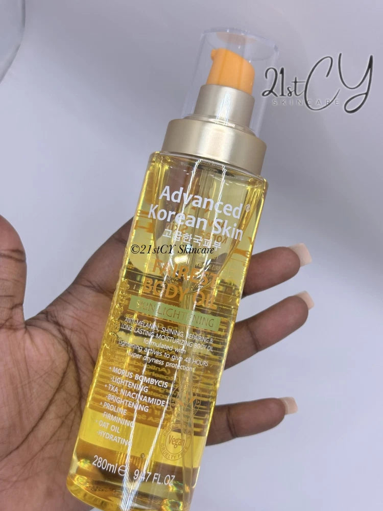 Advanced Korean Fairest Body Oil 280ml For Skin Lightening 280ml | Uk Seller