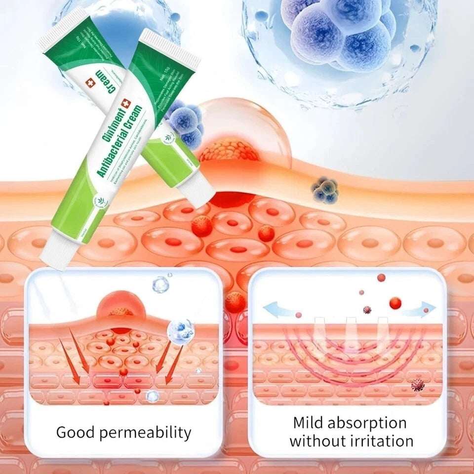 Antibiotic Cream for Skin Infection, Anti Itch Cream Soothing Ointment for Sensi