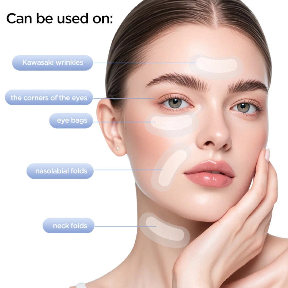 Hyaluronic Acid Microneedle Eye Patches Anti Wrinkle for Dark Circles Puffy Eyes