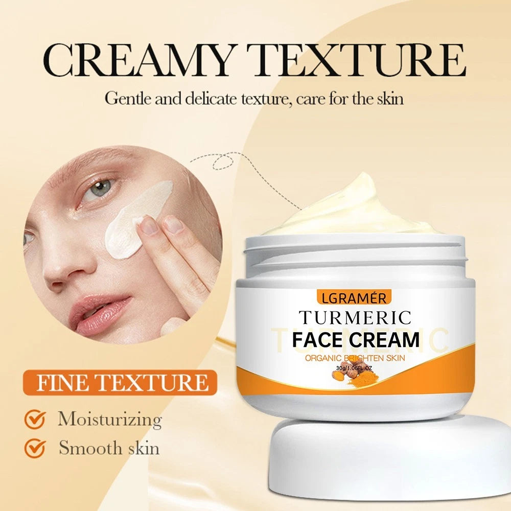 Turmeric Face Cream Whitening Cream, Anti-Aging, Moisturizing Anti-wrinkle Fade
