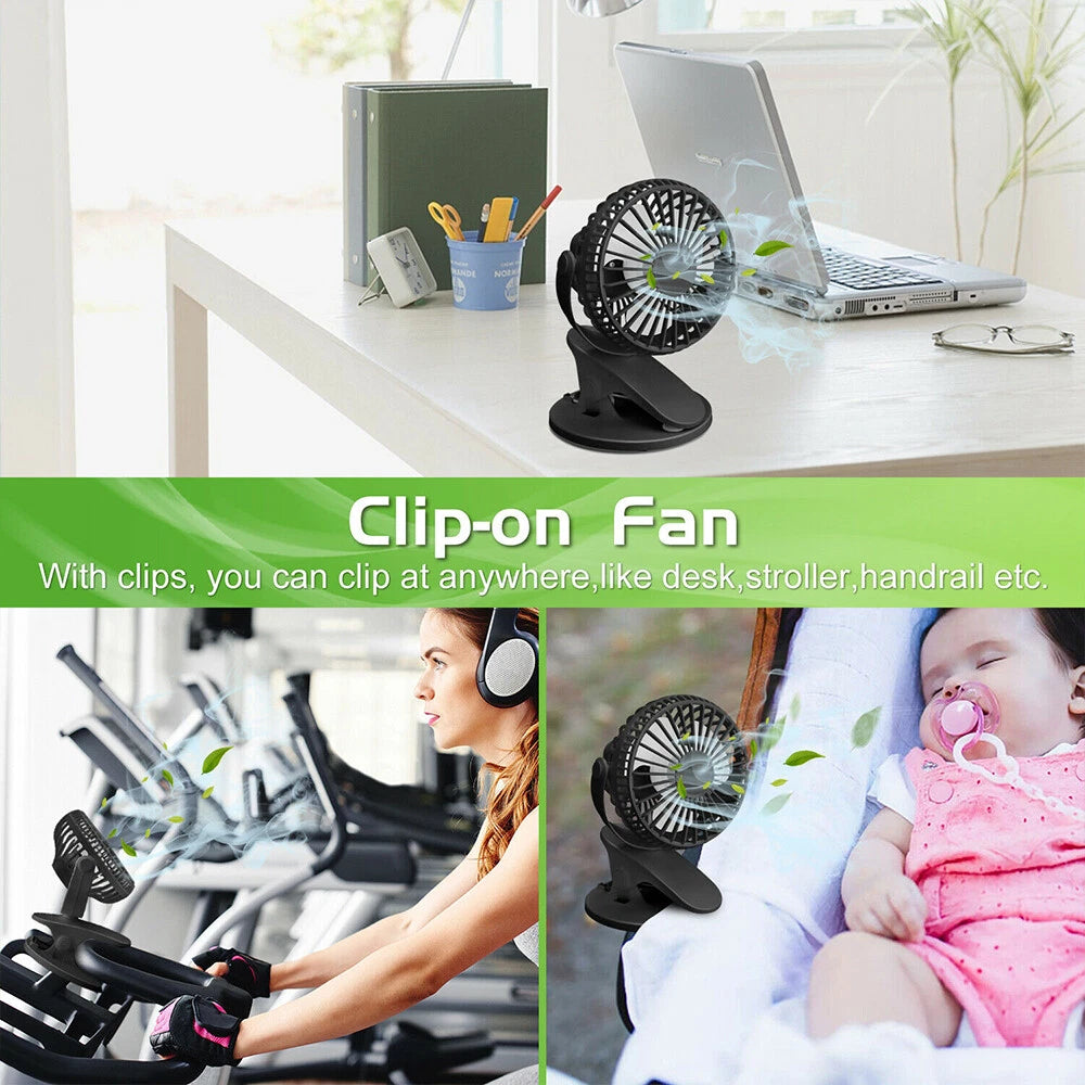 Neck Fan USB Portable Neck Fan Rechargeable Portable Cooler Neckband Bladeless~