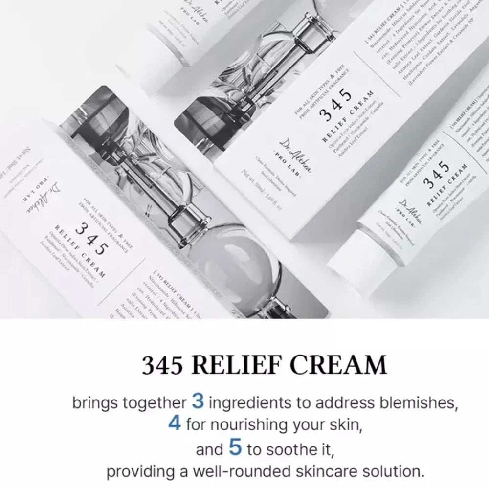 Dr.Althea 345 Relief Cream Daily Face Moisturizer for All Skin Types 50ml UK