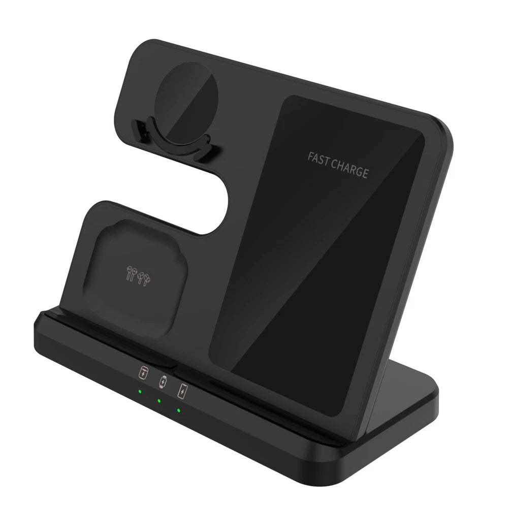 15W 3in1 Wireless Charger Station Charging Dock For Samsung Galaxy Watch 7/6 S24
