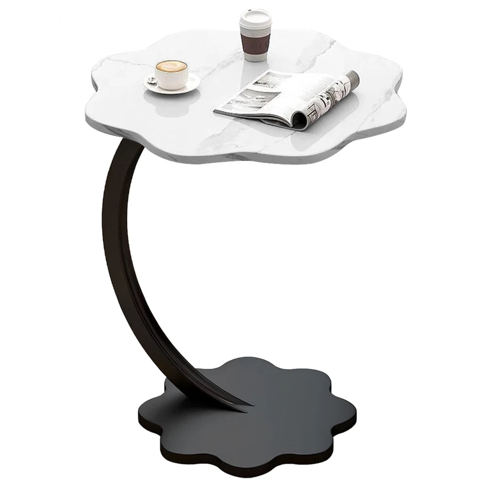 C-SHAPED COMPACT SOFA SIDE END TABLE COFFEE LAPTOP TABLE LIVING ROOM BEDROOM UK
