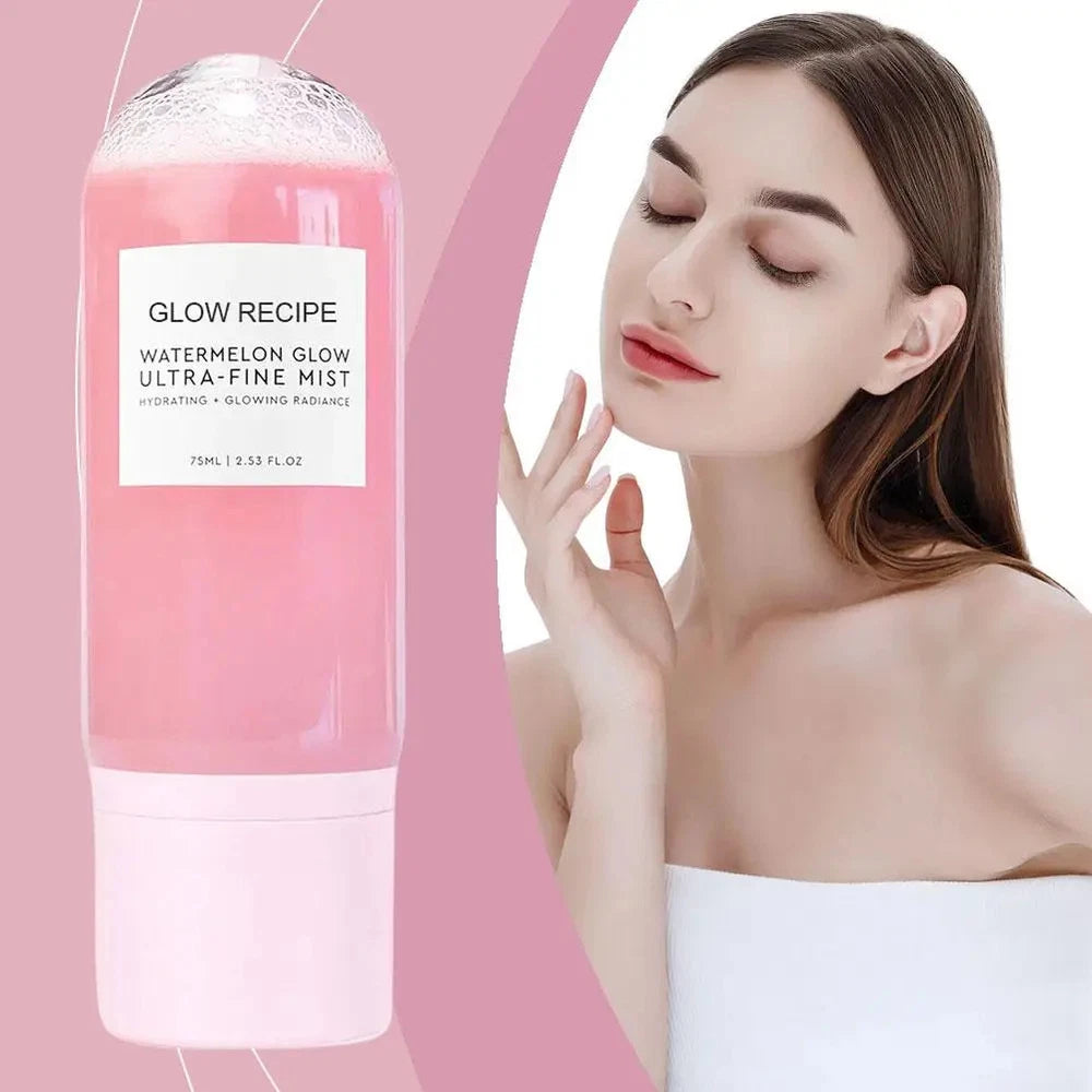 Watermelon Glow Facial Spray Hydrating Mist Hyaluronic Acid Brighten Dry Skin