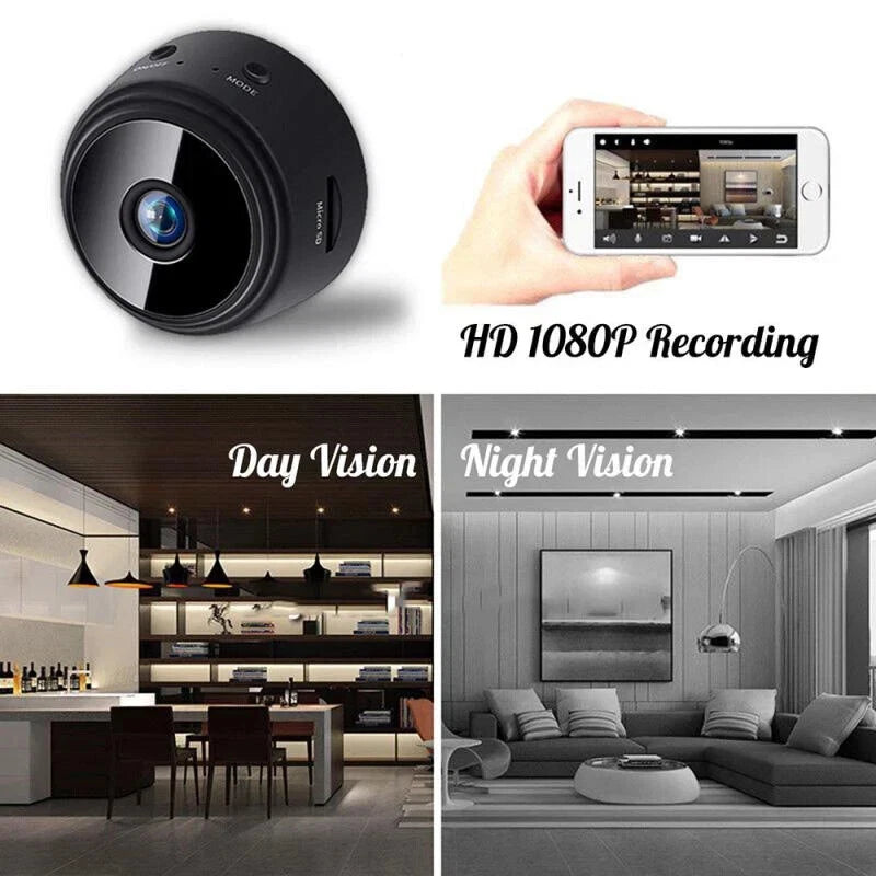 1080P Wireless WiFi CCTV Indoor &Outdoor MINI IP Camera CAM Home Security UK