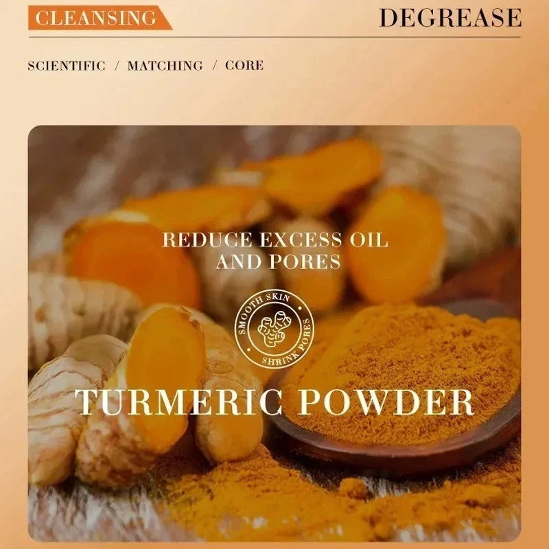 Turmeric Soap Skin Whitening Dark Spots Lightening Acne Brightening Tumeric