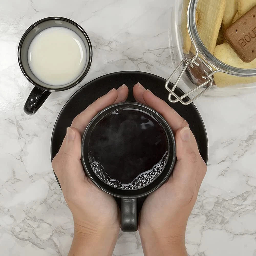 Grey Cordless Electric Kettle 1.7 Litre Jug 2200W Fast Boil Washable Filter