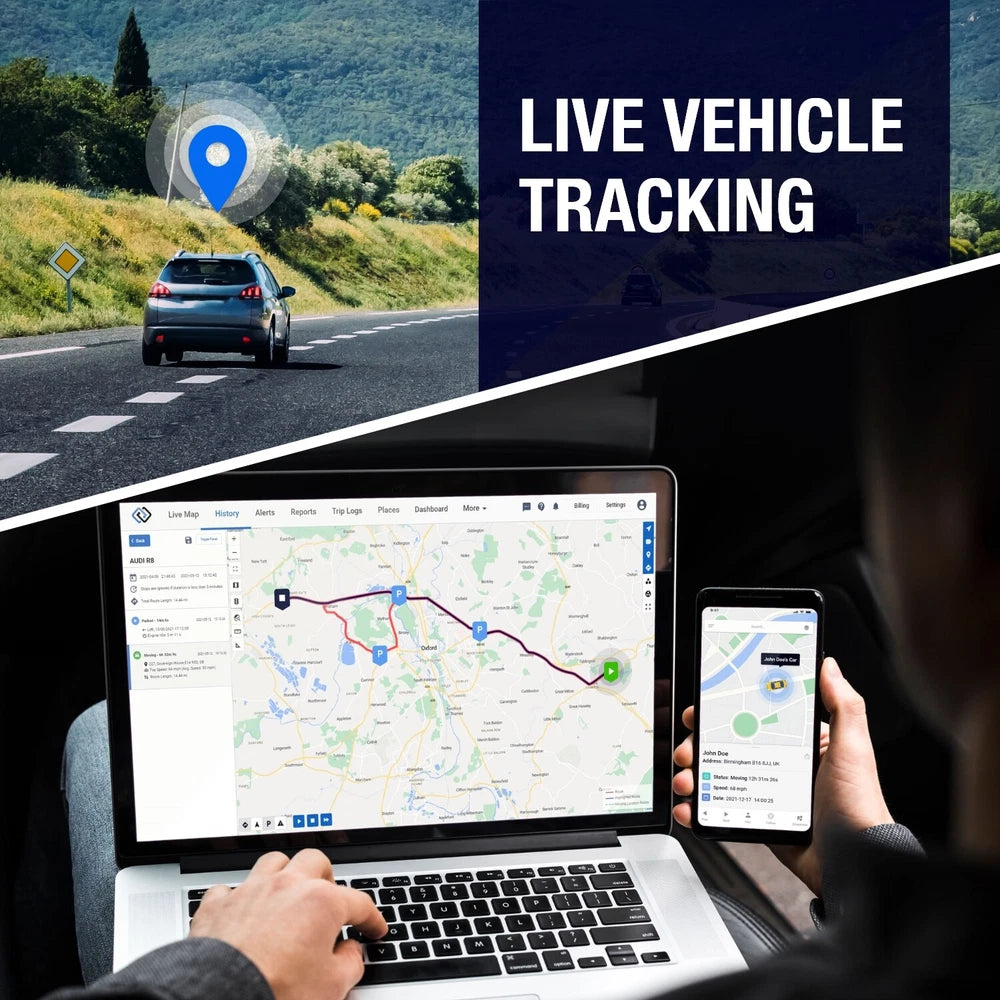 104N Magnetic GPS Tracking Device for Cars, Vans & Trailers - Long Battery Life