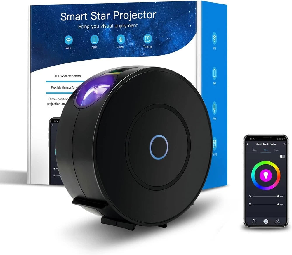 LED Star Projector Light Galaxy Lamp SKy Moon Nebula Night  with Base Remote