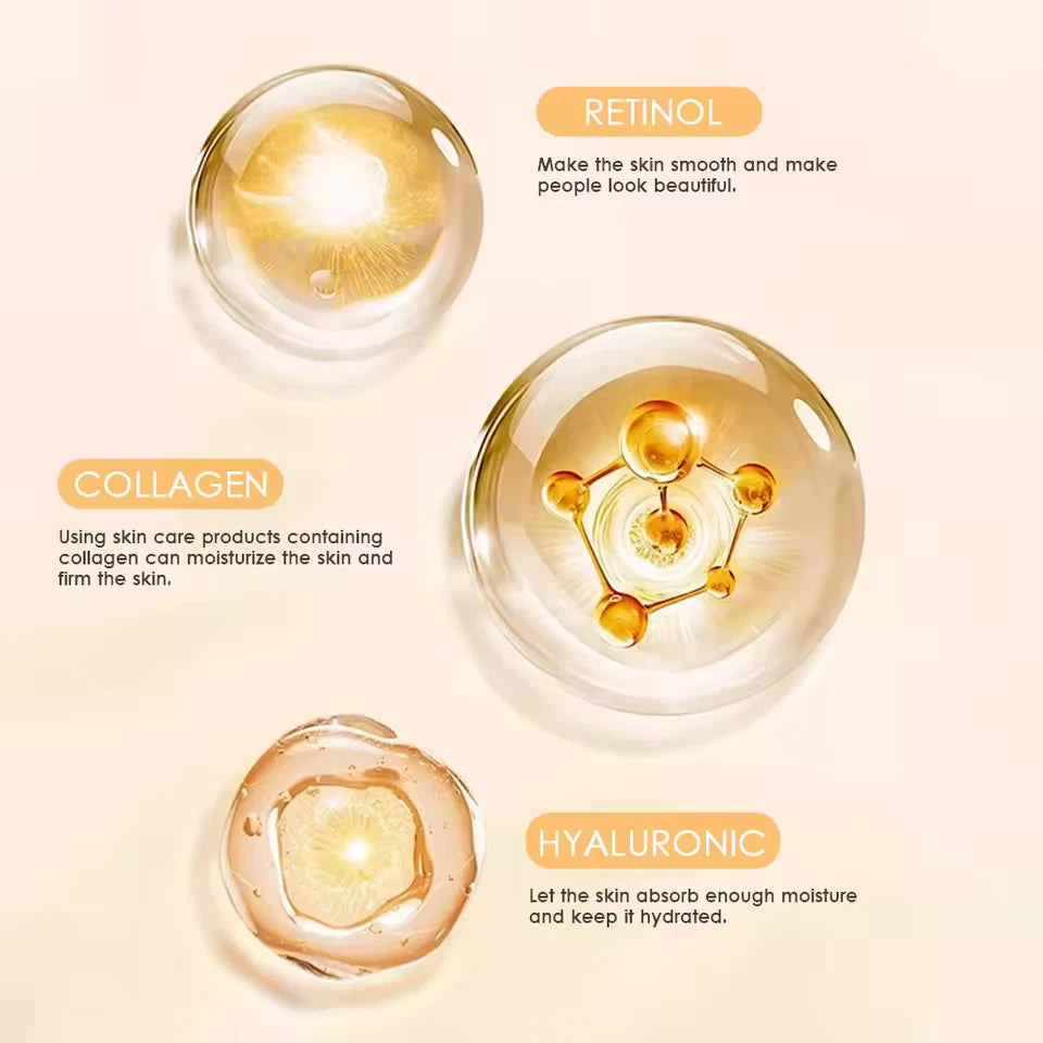 Retinol Collagen Hyaluronic Acid Face Cream Anti Ageing Wrinkles Vitamin B-C-E