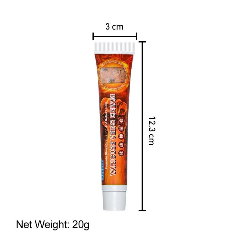 100%Original Vasculitis Blood Circulation Varicose Veins Treatment New Cream 20g