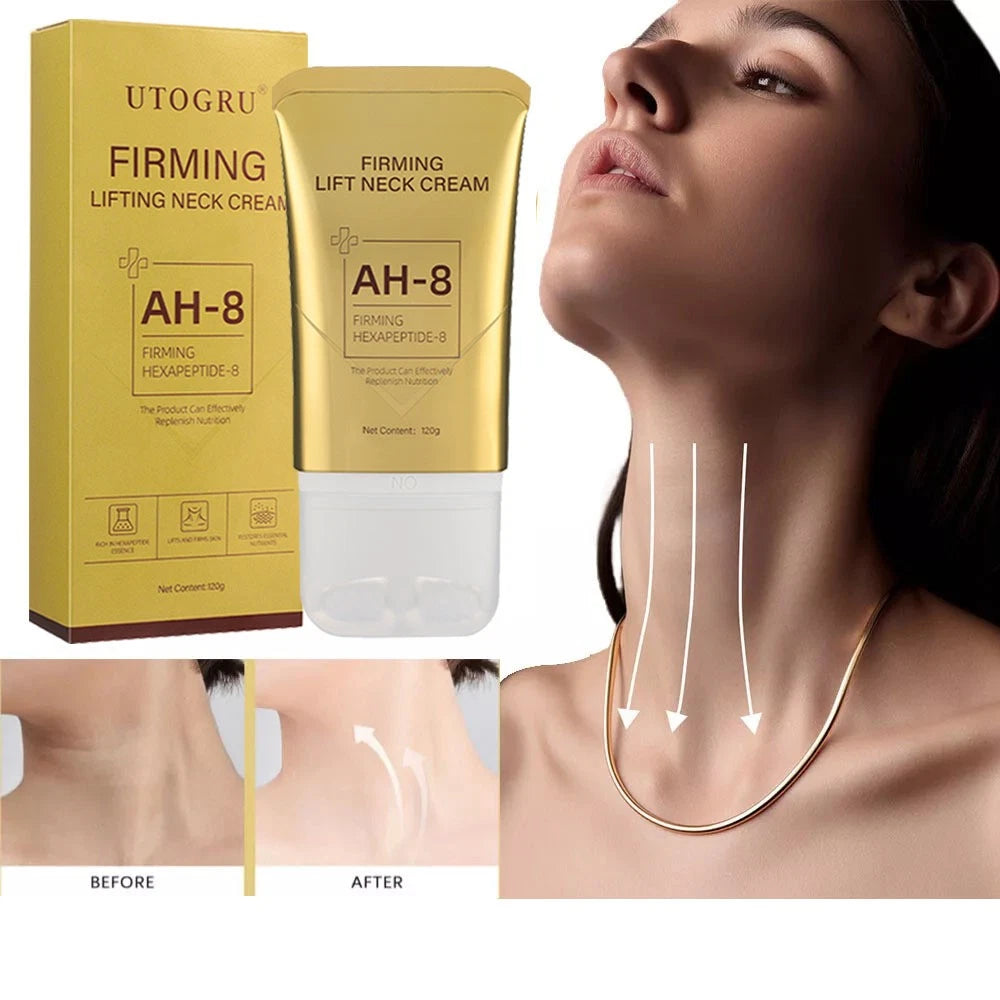 AH 8 Firming Neck Cream for Crepey Skin Body Moisturize Comfort Roller Neck Care