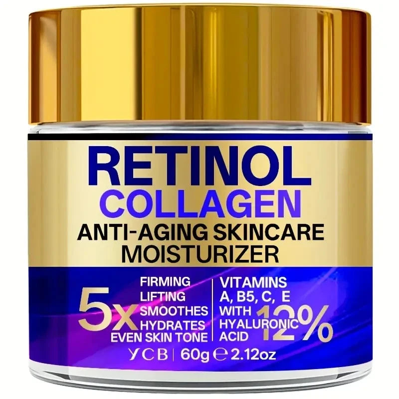 YCB Retinol Collagen Face Lifting Cream 60g - Face Cream with Hyaluronic acid