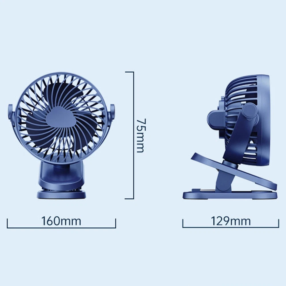 Neck Fan USB Portable Neck Fan Rechargeable Portable Cooler Neckband Bladeless~