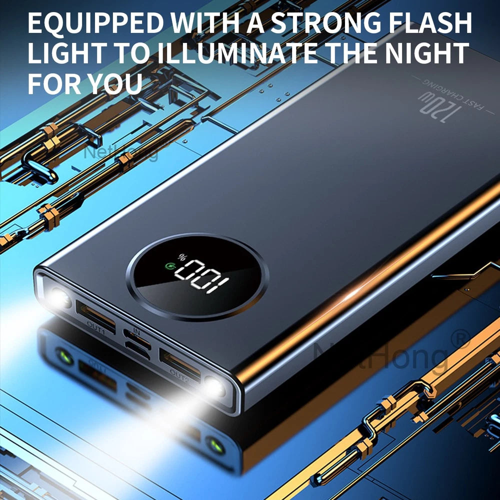 9000000mAh Power Bank Fast Charger Battery Pack Portable 4 USB for Mobile Phone.