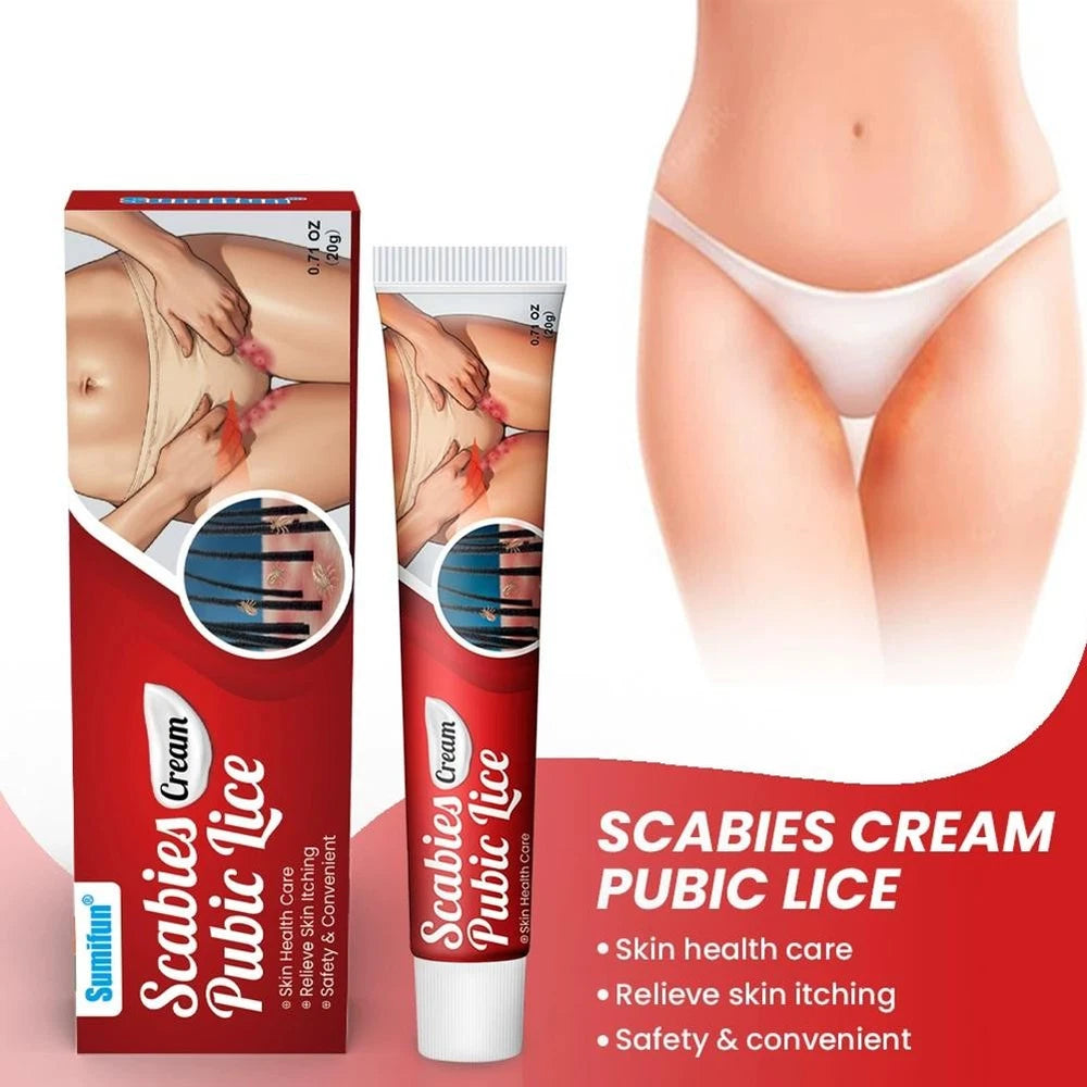 Sumifun Pubic Lice Anti-itch Cream -new