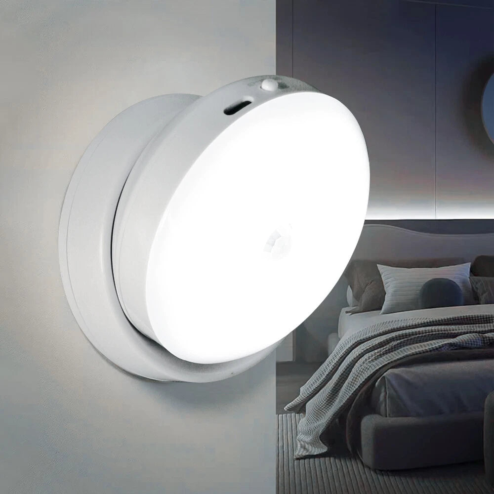 360° Motion Sensor Security LED Light USB Rechargeable Garden Outdoor Night Lamp