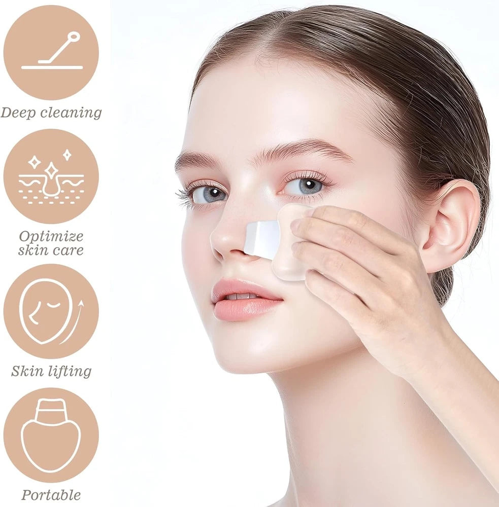 Skin Spatula Facial Cleaner Blackhead Removal Smooth Cleansing Scrubber Pores UK