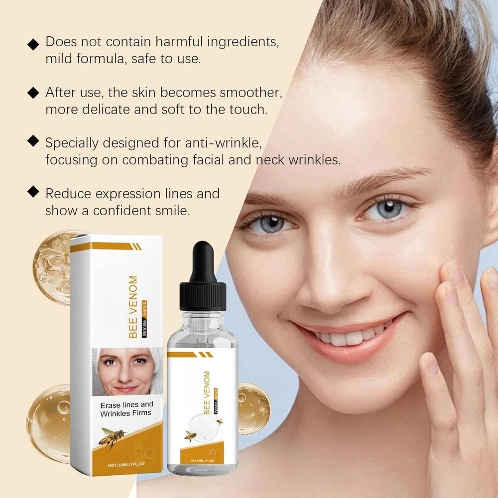 Bee Venom Wrinkle Removal Cream,Bee Venom Face Serum,Skin Firming Cream,Bee Veno