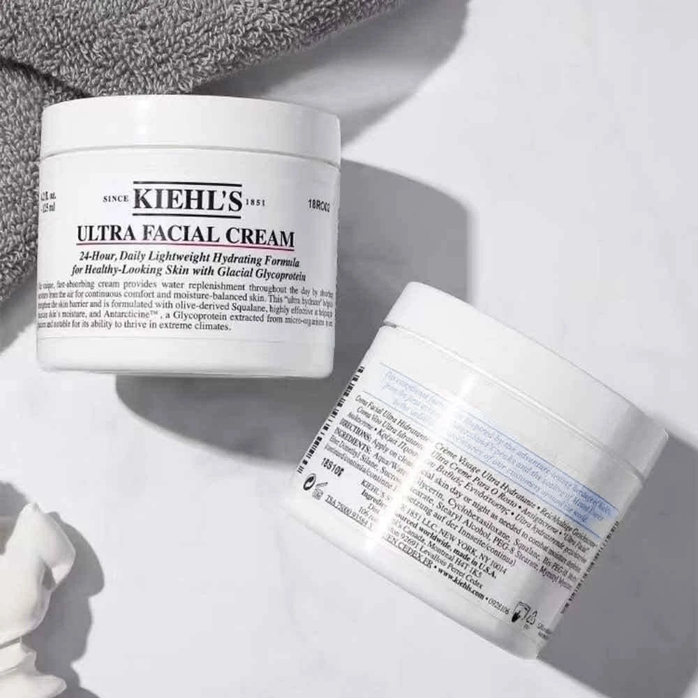 Kiehls 125ml Ultra Facial Cream Skincare Moisturiser Hydrating Deep Cleaning